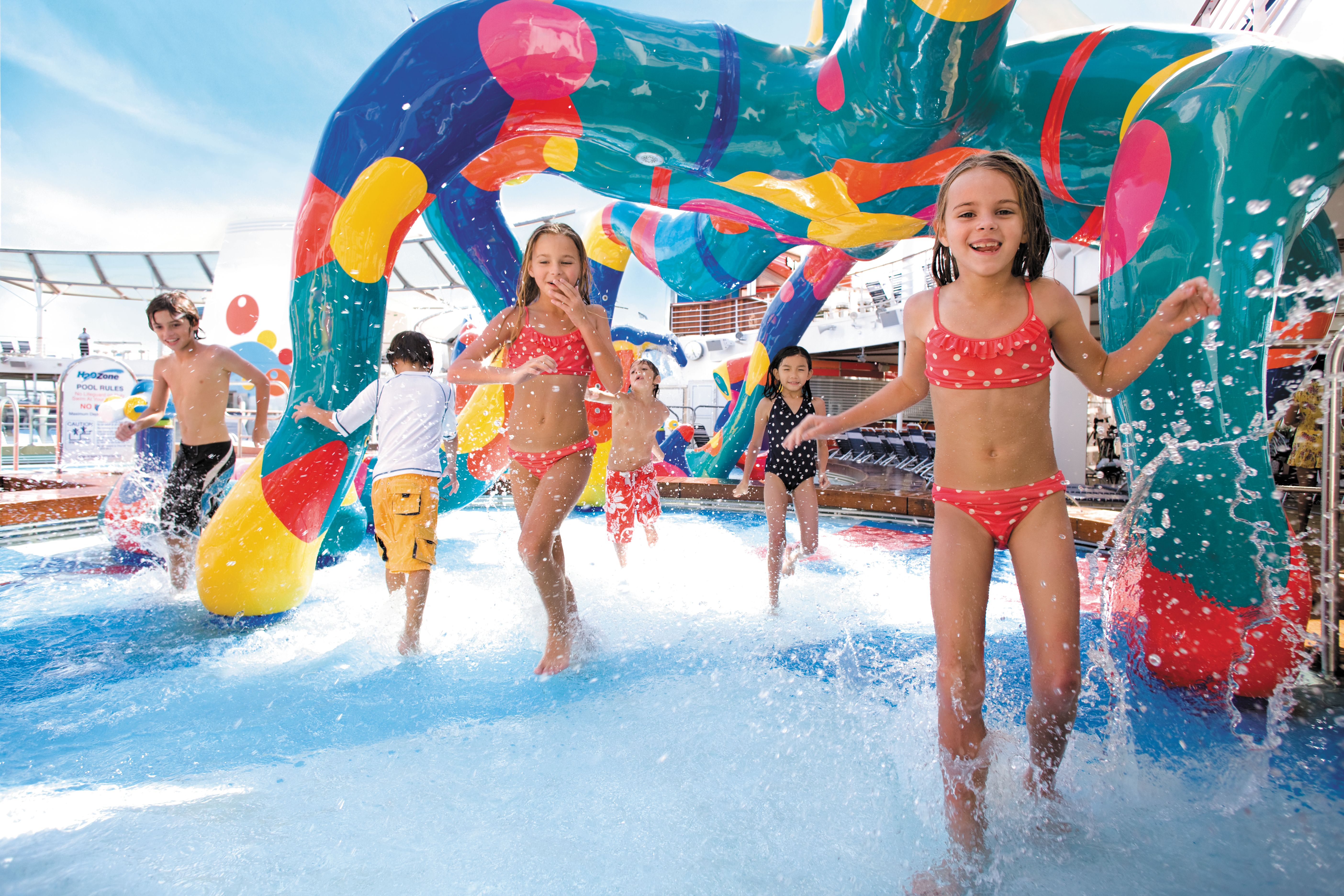 Kids Water Park Play Day Activity