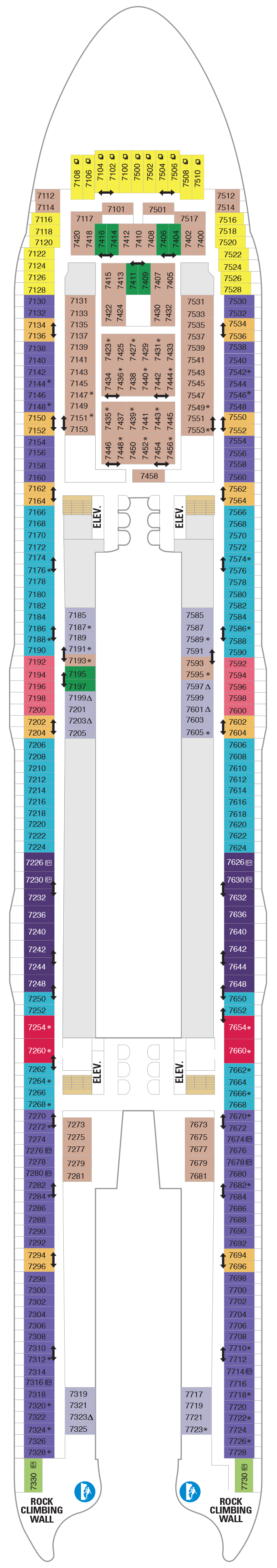 Deck Plan For Allure Of The Seas