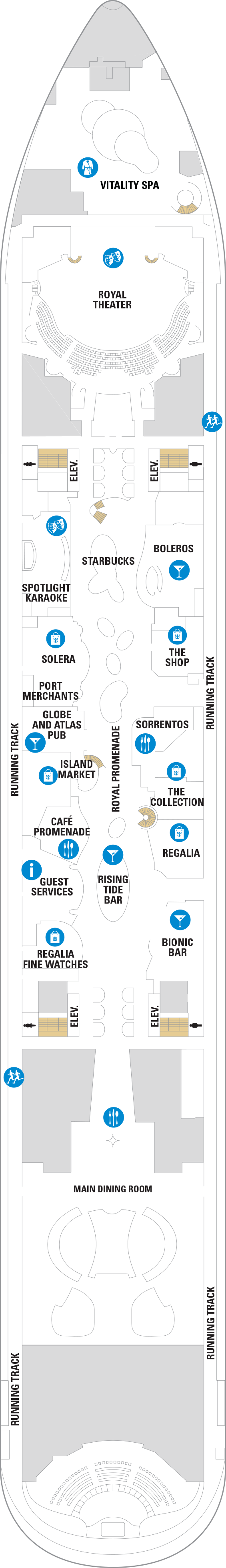 Oasis Of The Seas Deck Layouts Plans Oasis Of The Seas Deck Plan