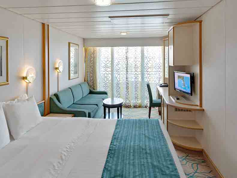 Rhapsody of the Seas Spacious Ocean View Balcony