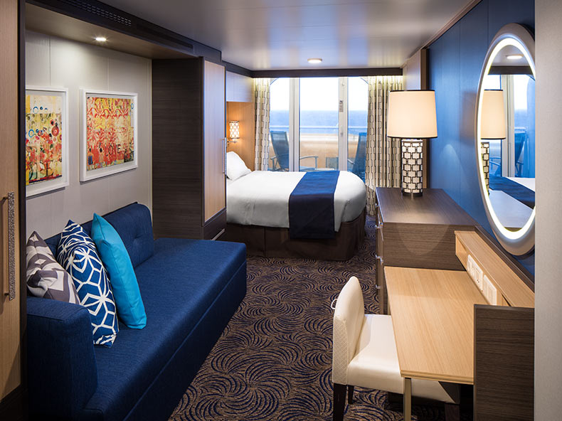 Spectrum of the Seas  Obstructed Ocean View Balcony