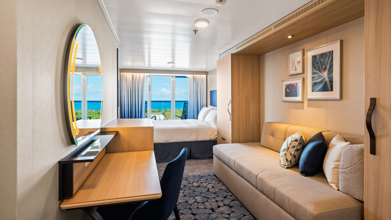 Wonder of the Seas Connecting Ocean View Balcony