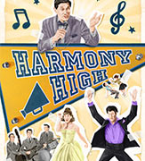 Poster announcing the Harmony High Rock and Roll Cruise Event by Royal Caribbean