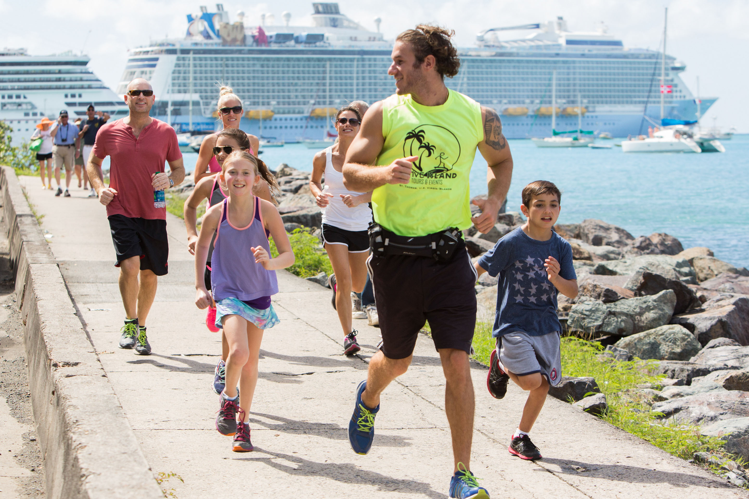 Grupo familiar en St. Thomas