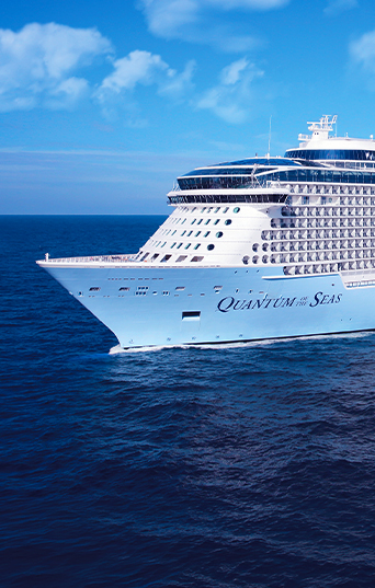 Quantum of the Seas sailing in open waters