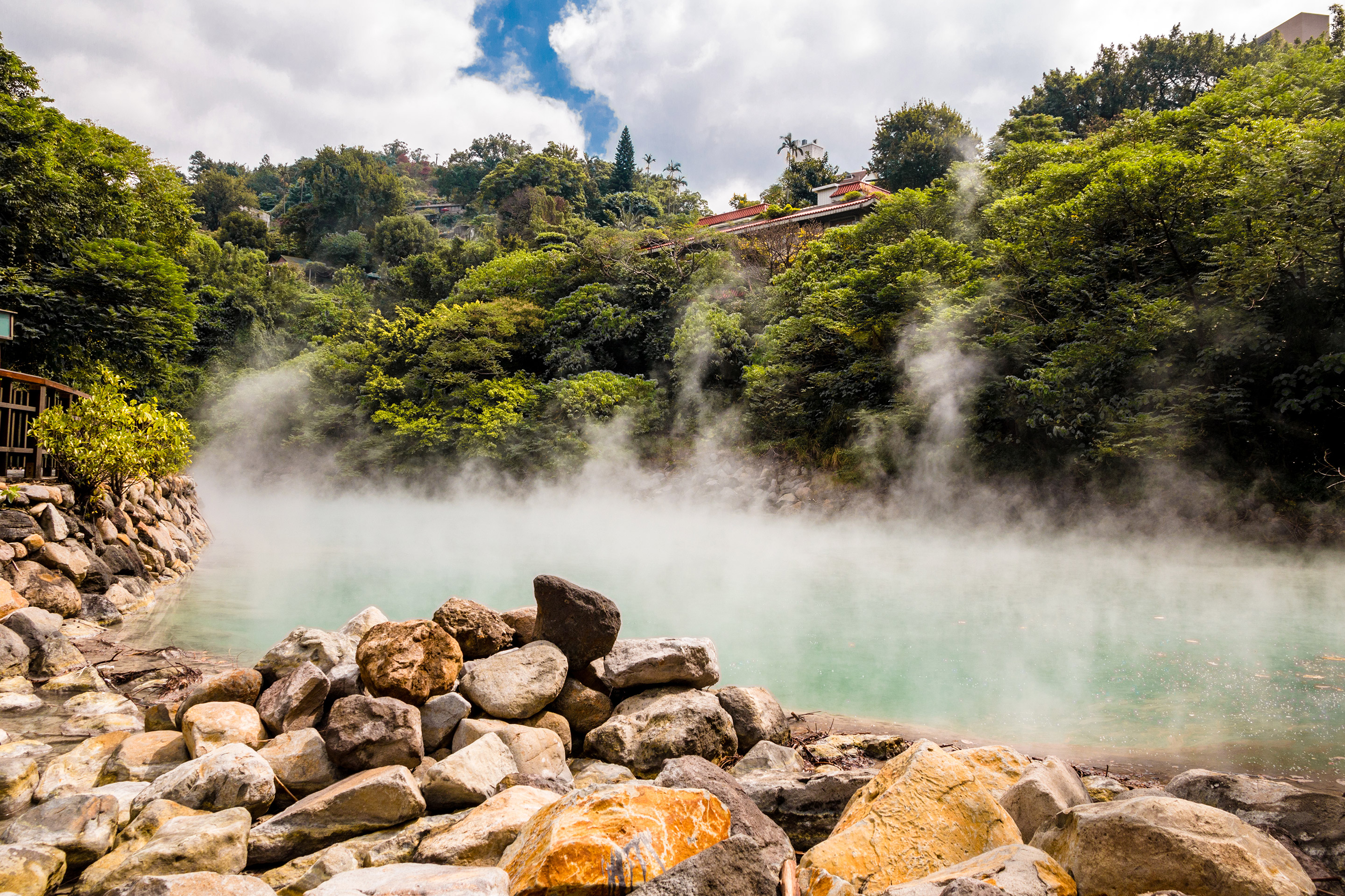Jade Colored Hot Spring Beitou Thermal Valley Asia