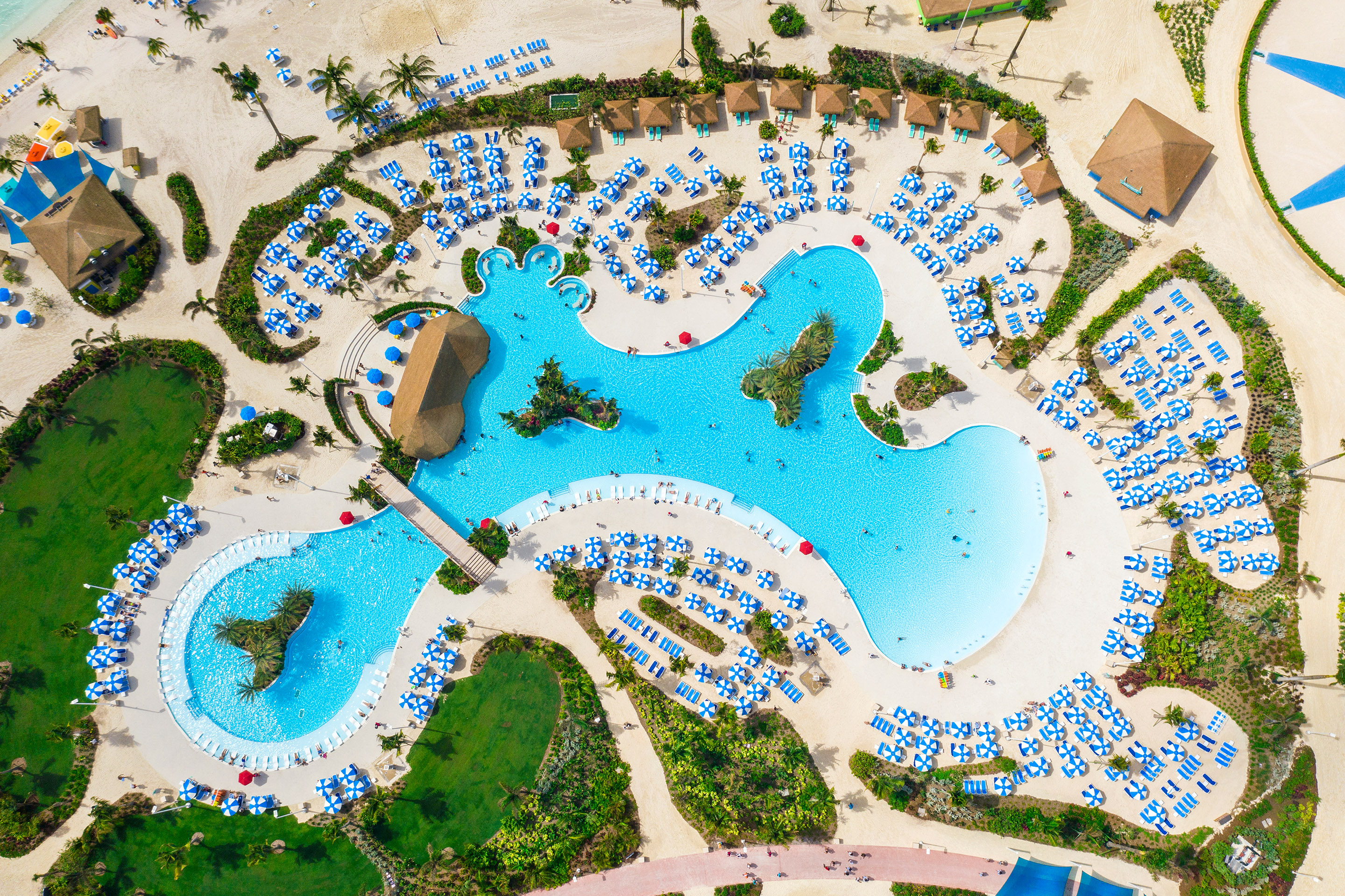 Perfect Day Coco Cay Oasis Lagoon Aerial