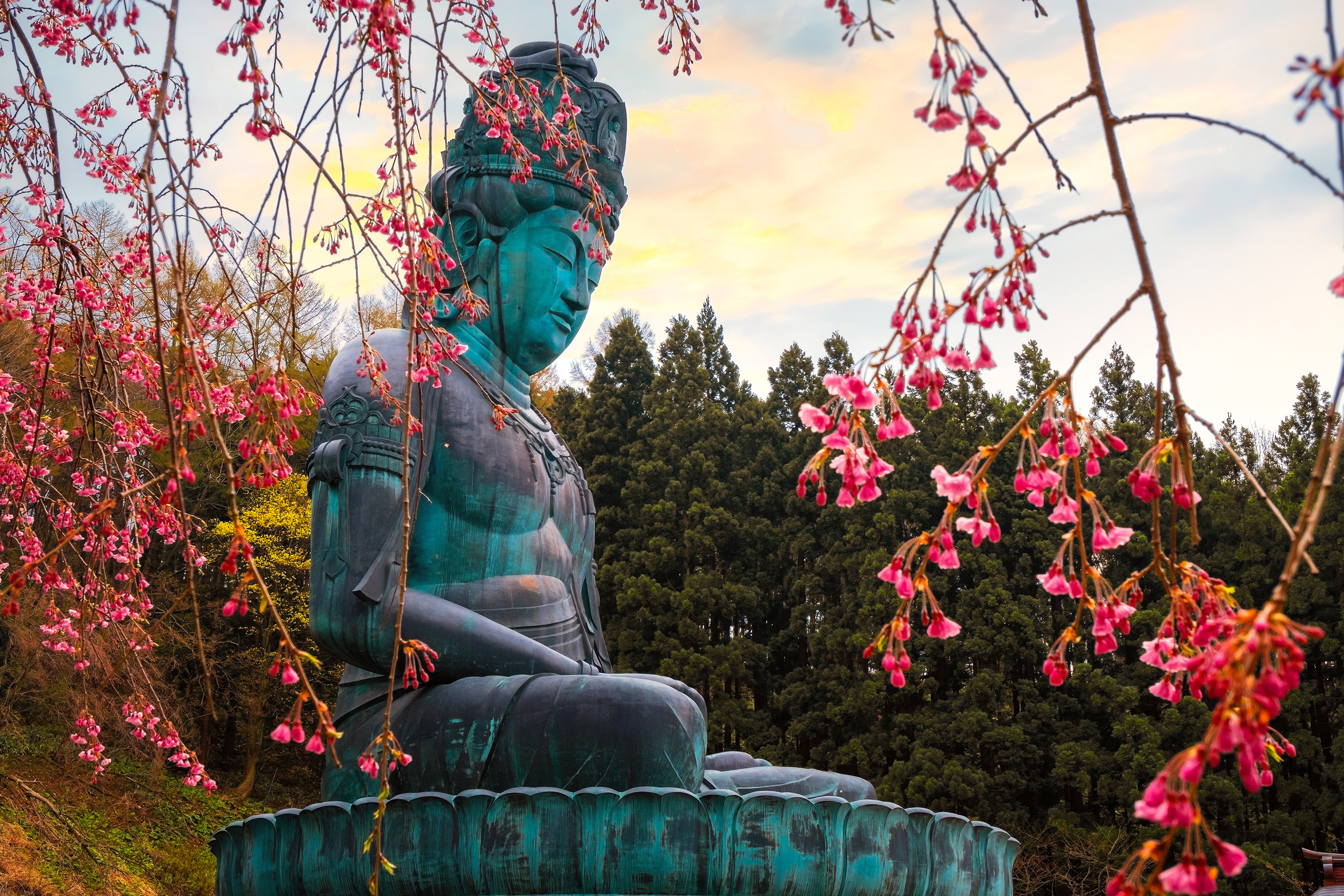 Templo Seiryuji en Aomori, Japón
