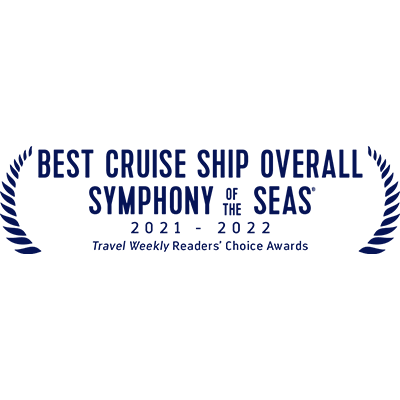 2022 Best Ship Symphony of the Seas Award Accolade Royal Caribbean