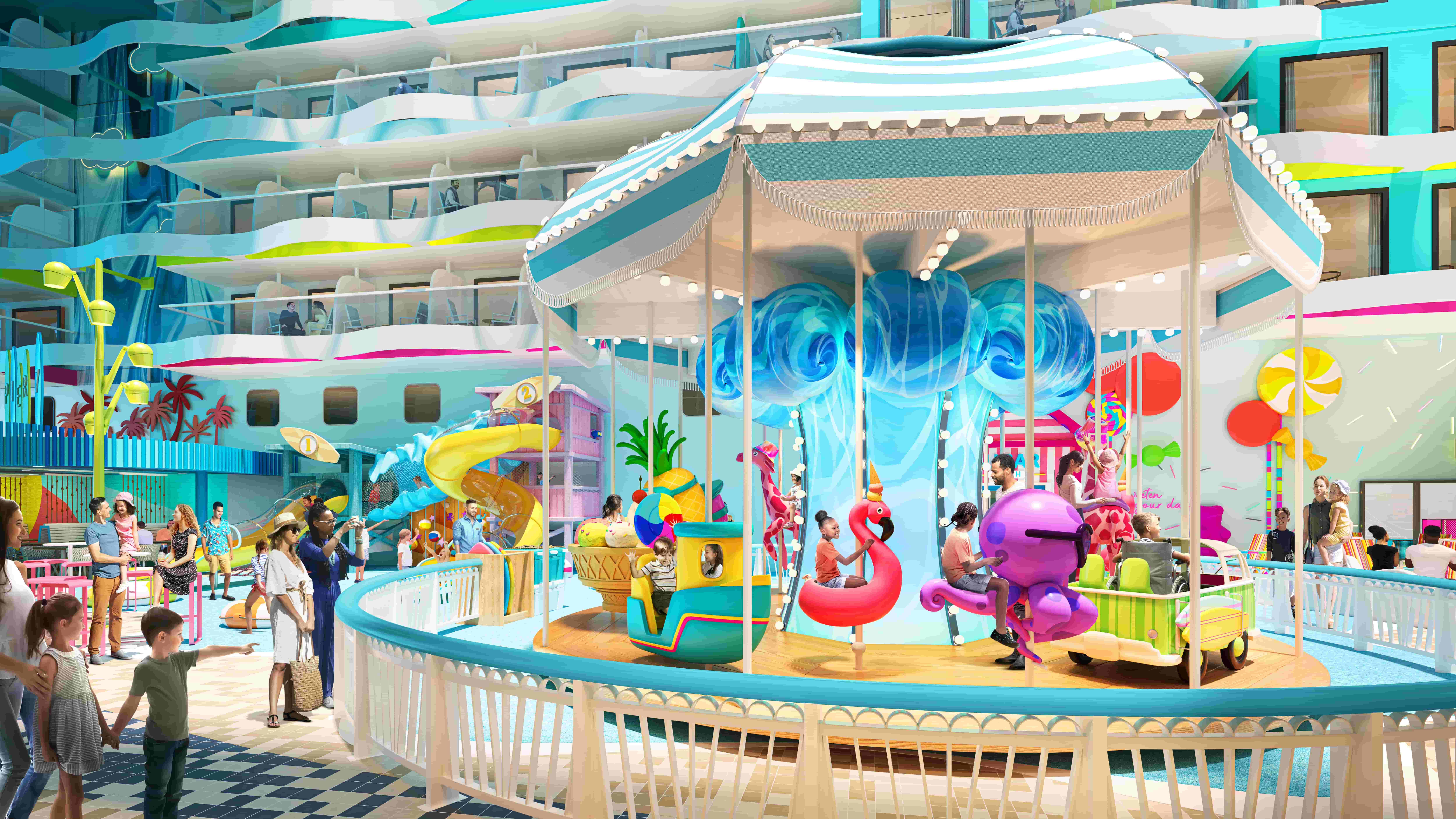 Icon of the Seas Surfside Adventure All Round with Kids and Family