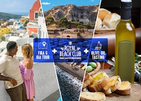 Ultimate Santorini Day with Royal Beach Club Olive Oil Tasting