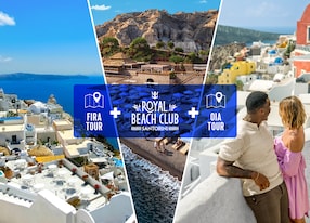 Ultimate Santorini Day with Royal Beach Club