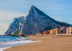 view to the rock of gibraltar GIB