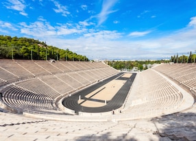 the panathenaic stadium also known as kallimarmaro is a multi purpose stadium in athens greece