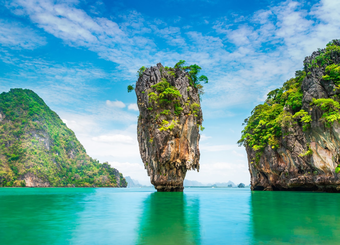 Explore Phang Nga Bay from Phuket, featuring emerald waters, limestone karsts, James Bond Island, caves, and villages. - Phuket, Thailand