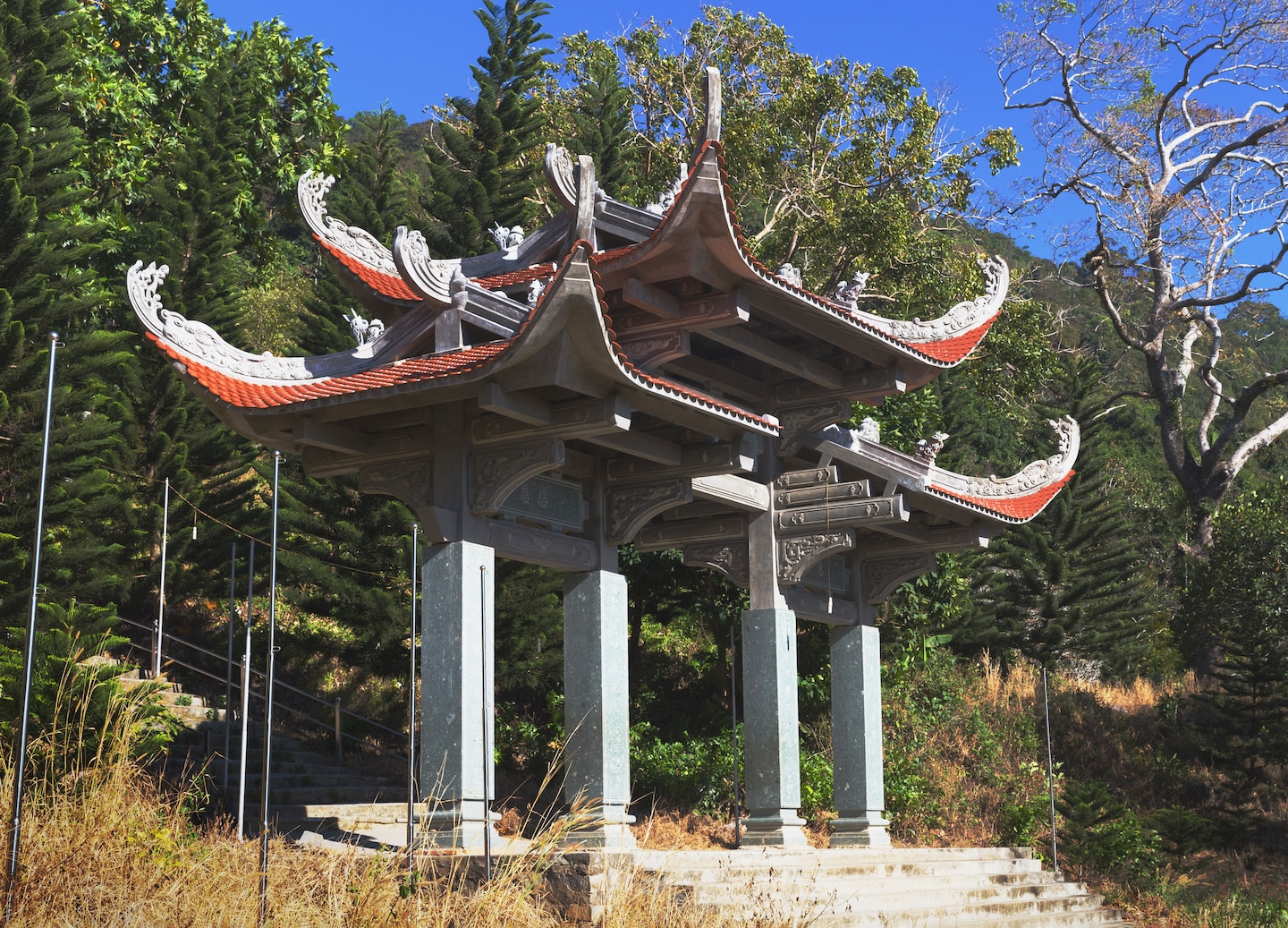 Temple of Nirvana Buddha on Ta Cu Mountain in Vũng Tàu.