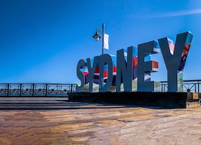 downtown sign sydney nova scotia canada