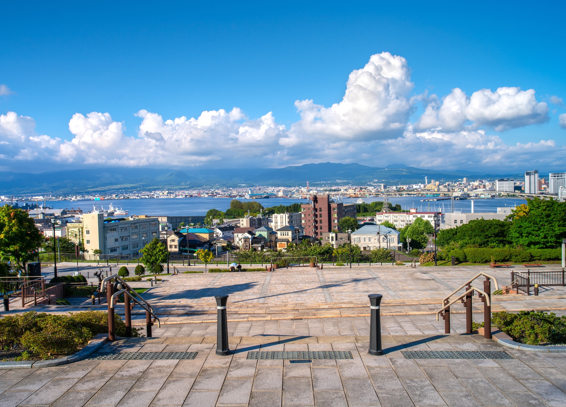 motomachi park historic district foot mount hakodate japan asia