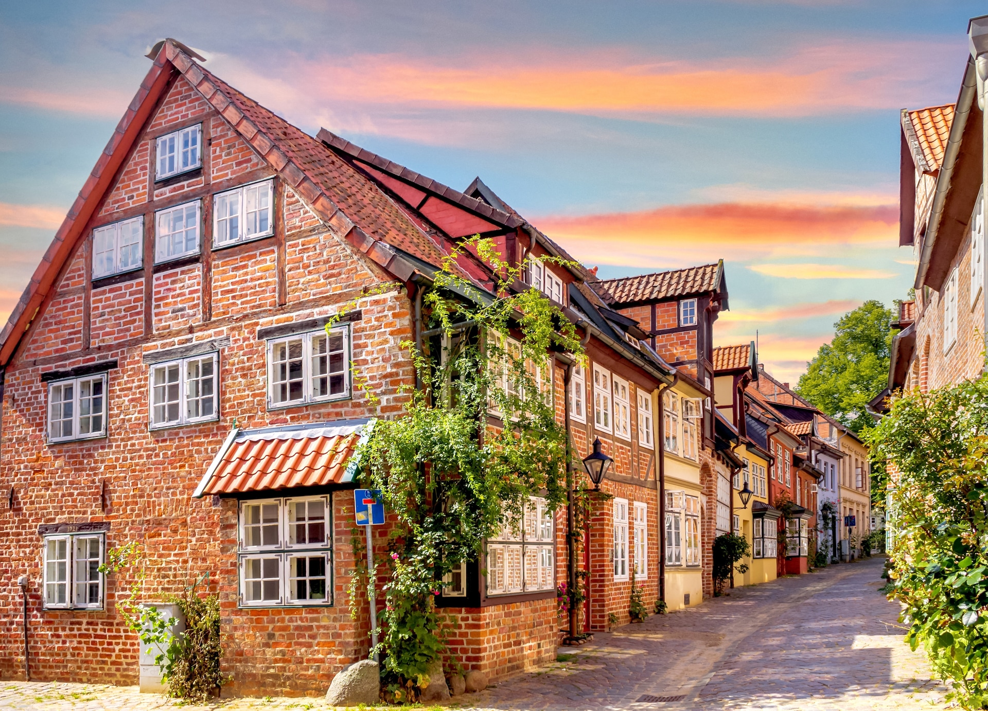 old city luneburg lower saxony germany europe