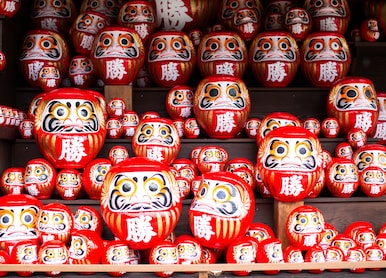 dolls katsuoji temple minoh osaka japan asia