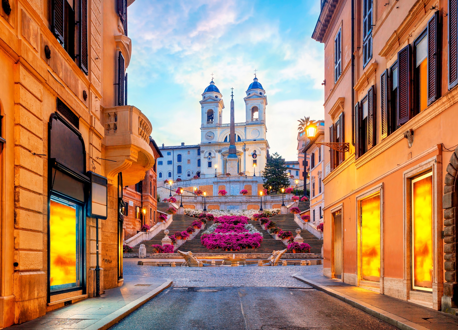 piazza de spagna spanish steps rome italy europe