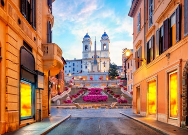 piazza de spagna spanish steps rome italy europe