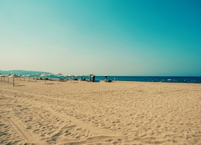 big sandy beach pamucak turkey europe