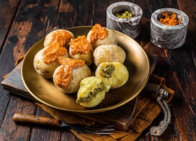canary islands dish papas arrugadas wrinkly