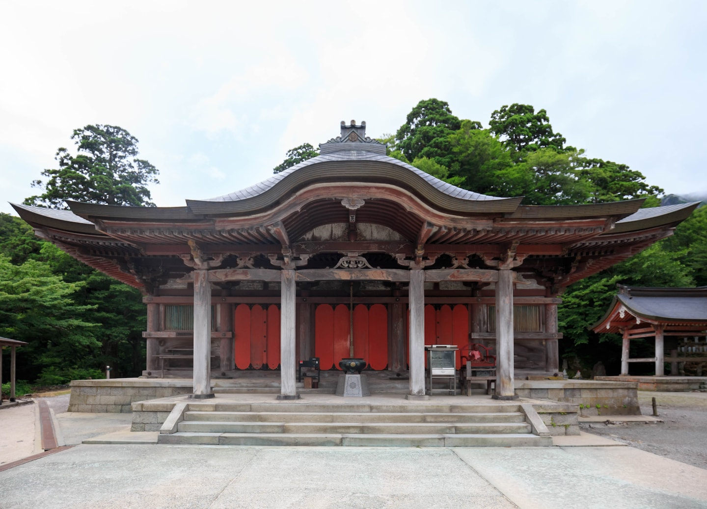 Soft morning light surrounds Daisenji Temple. - Sakaiminato, Japan