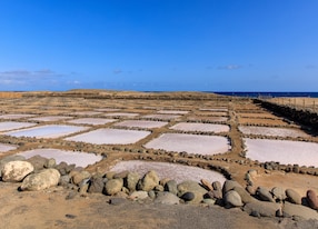 salinas de tenefe salt pans gran canaria canary islands spain europe
