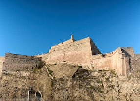 view fort saint nicolas citadel marseille france europe