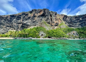 fronton beach samana dominican republic caribbean