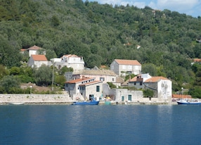 village sipanska luka island sipan croatia europe