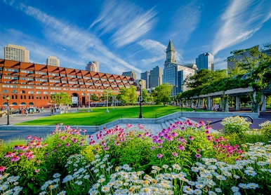 gardens christopher columbus waterfront park north boston massachusetts united states north america