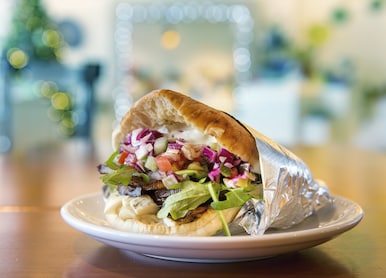 Feta Mediterranean pita