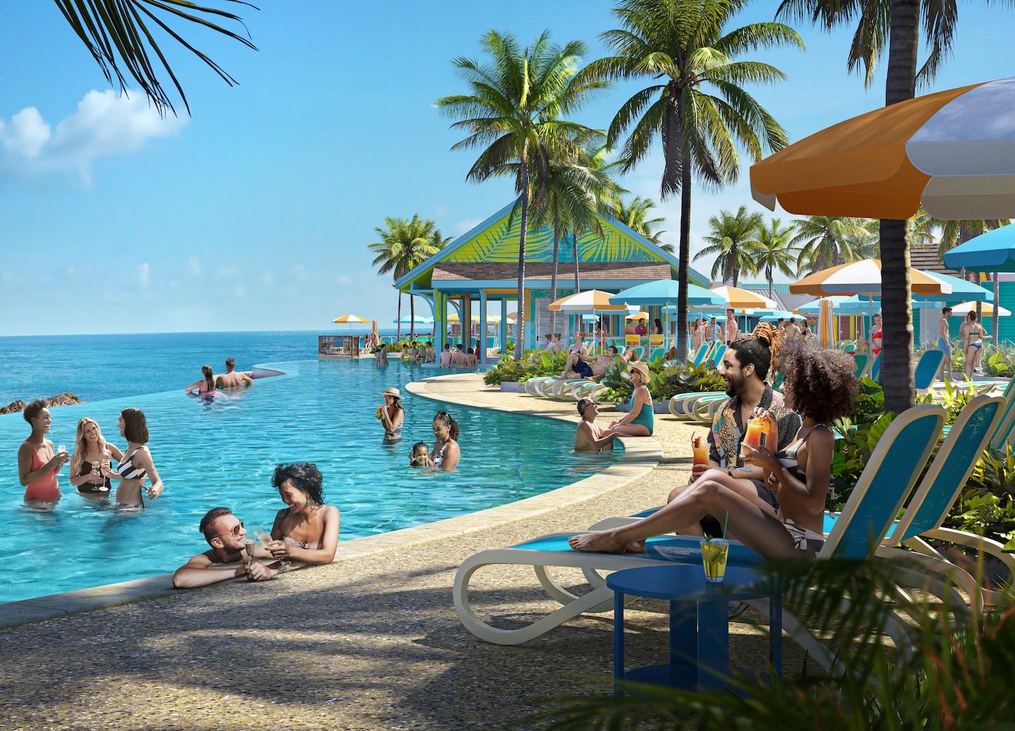 Chill Zone pool at Royal Beach Club, Paradise Island