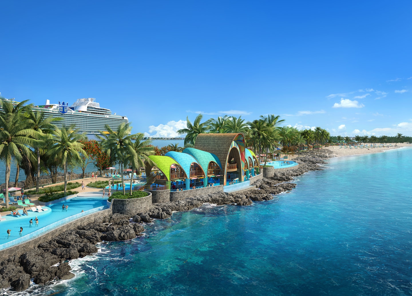 Celebrate the holidays island-style at Royal Beach Club Paradise Island in Nassau, Bahamas — a new beachfront escape where turquoise waters, private cabanas, and festive Caribbean sunshine make December the perfect time to visit.