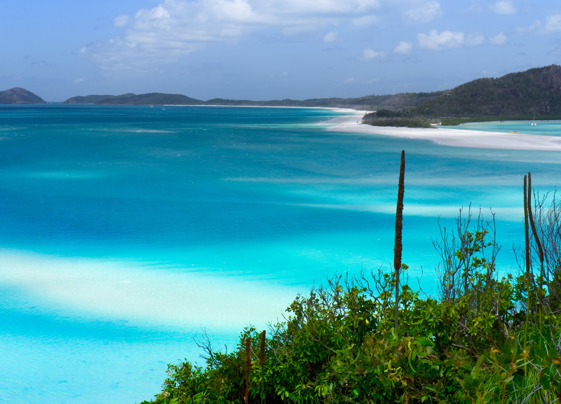 hill inlet beautiful swirling colours