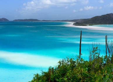 hill inlet beautiful swirling colours