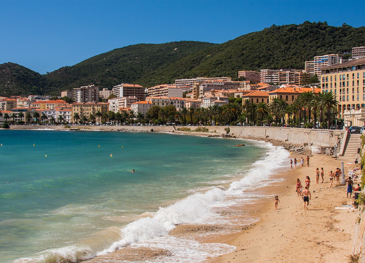 Summer in Corsica delivers beaches, festivals, boating adventures, warm seas and lively towns at peak energy. - Ajaccio, Corsica, France