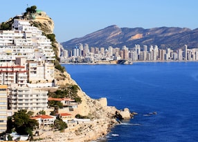finestrat beach in benidorm