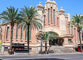 alicante spain august alicante central market hall mercado central dating from