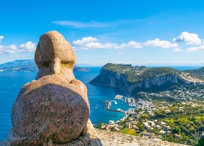 beautiful view capri island villa san