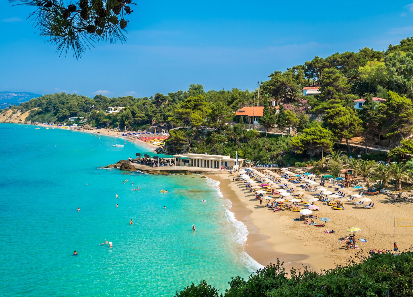 Relax at Makris Gialos Beach with swimming, water sports, and seaside dining in Kefalonia. - Argostoli, Greece