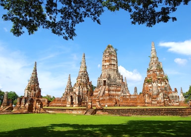 ayutthaya ruins bangkok thailand