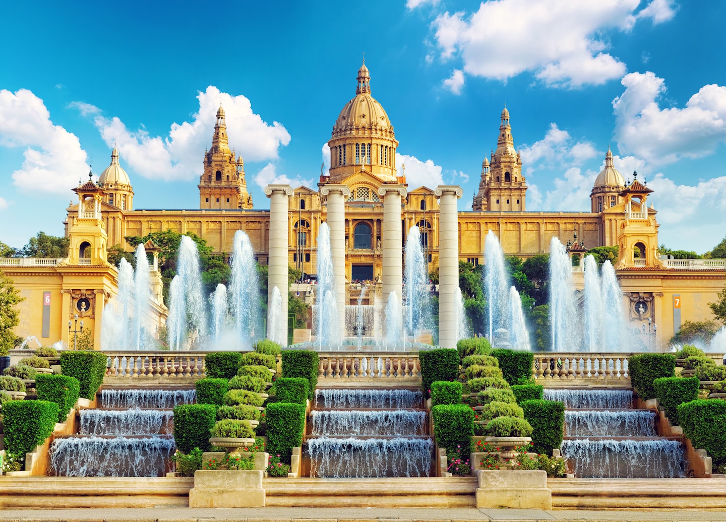 Magic Fountain of Montjuïc. - Barcelona, Spain