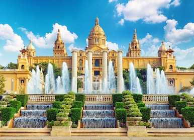 national museum in barcelona placa de espana spain