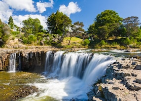 haruru falls at paihia northland north island of new zealand