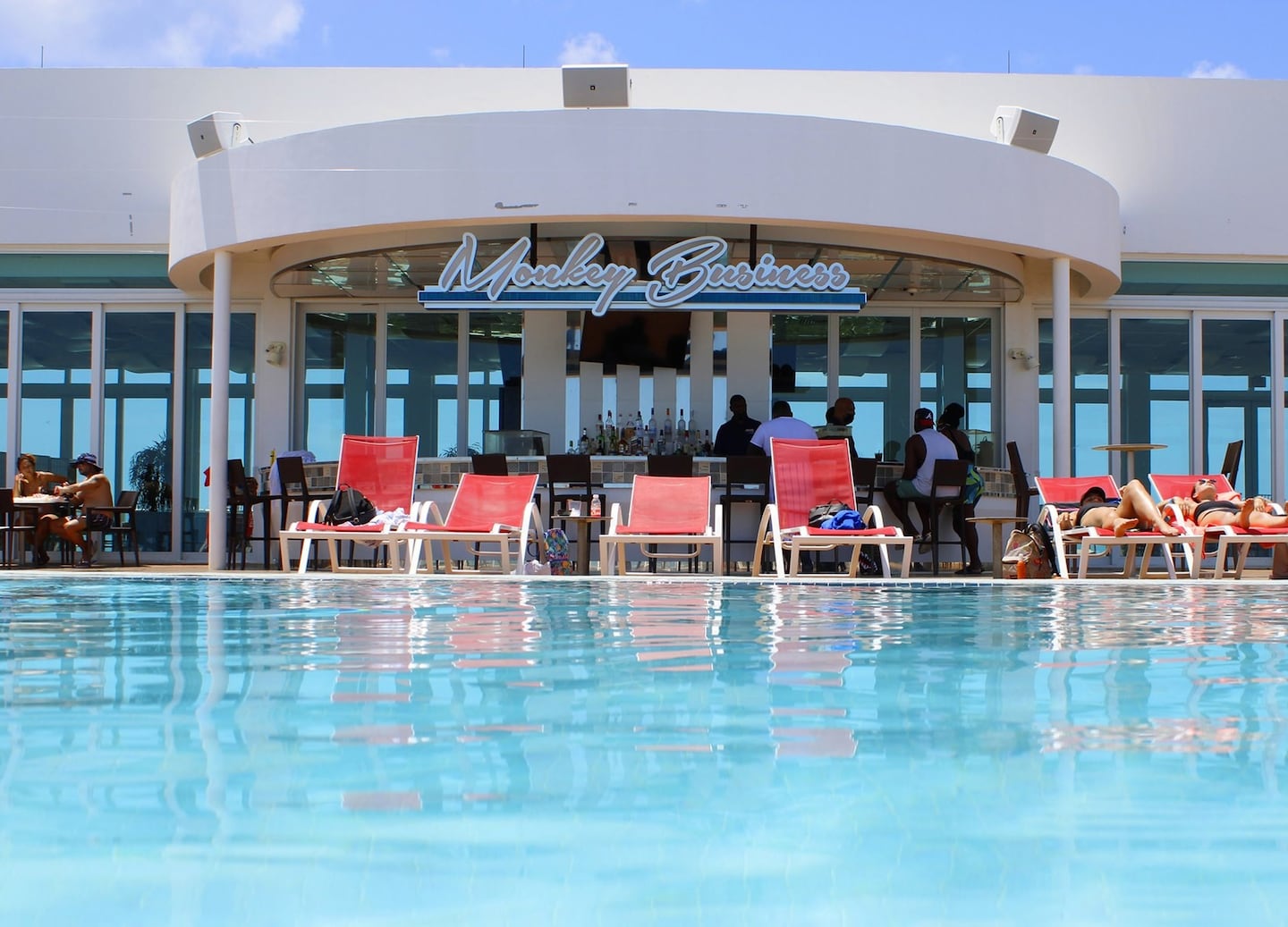 Resorts World Bimini offers a family-friendly escape with lagoon pools, beach chairs and waterfront relaxation. - Bimini, Bahamas