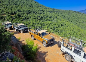 4x4 Jeep Adventure in Bodrums Countryside Aerial